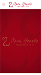Mobile Screenshot of openheartsfoundation.org